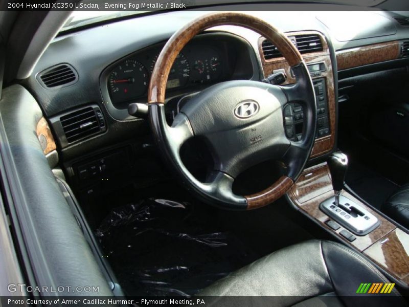 Evening Fog Metallic / Black 2004 Hyundai XG350 L Sedan