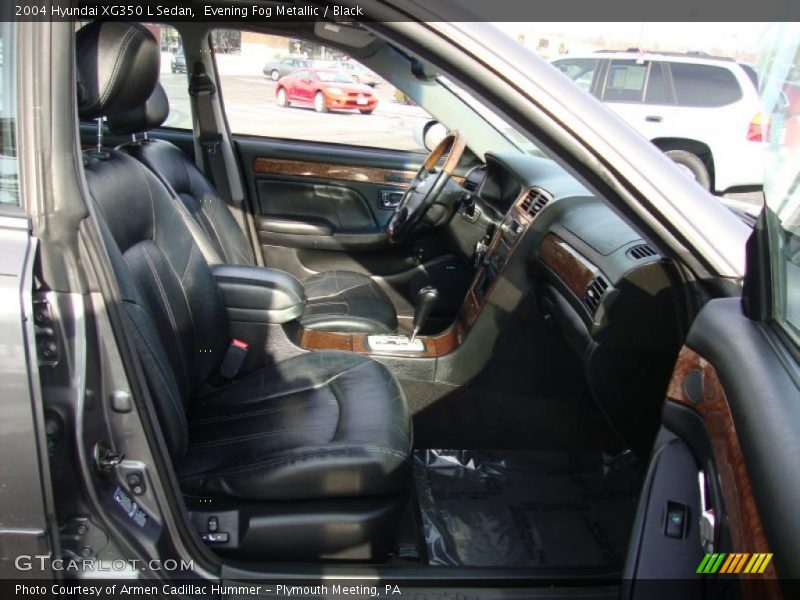 Evening Fog Metallic / Black 2004 Hyundai XG350 L Sedan