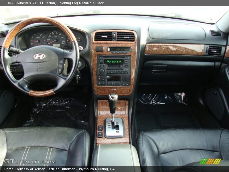 Evening Fog Metallic / Black 2004 Hyundai XG350 L Sedan