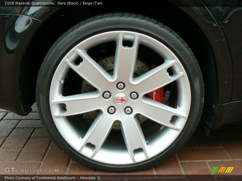 Nero (Black) / Beige (Tan) 2008 Maserati Quattroporte