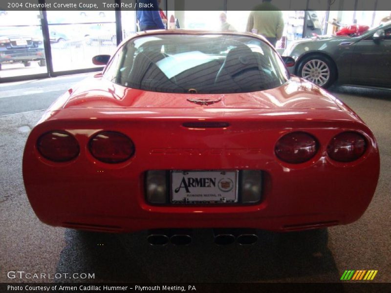 Torch Red / Black 2004 Chevrolet Corvette Coupe