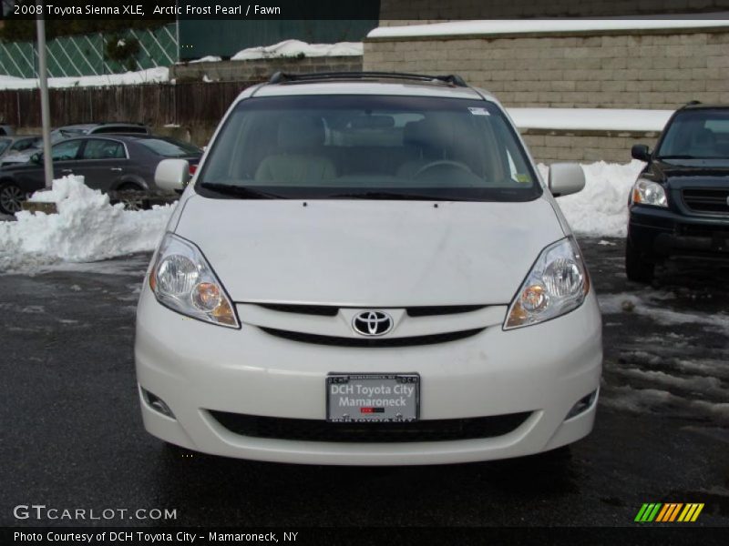 Arctic Frost Pearl / Fawn 2008 Toyota Sienna XLE