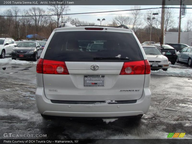 Arctic Frost Pearl / Fawn 2008 Toyota Sienna XLE
