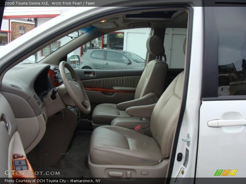 Arctic Frost Pearl / Fawn 2008 Toyota Sienna XLE