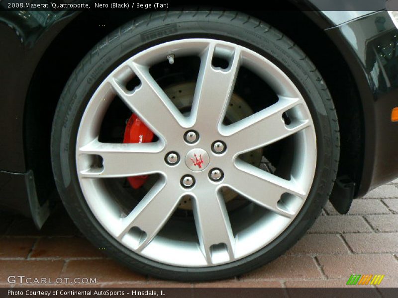 Nero (Black) / Beige (Tan) 2008 Maserati Quattroporte