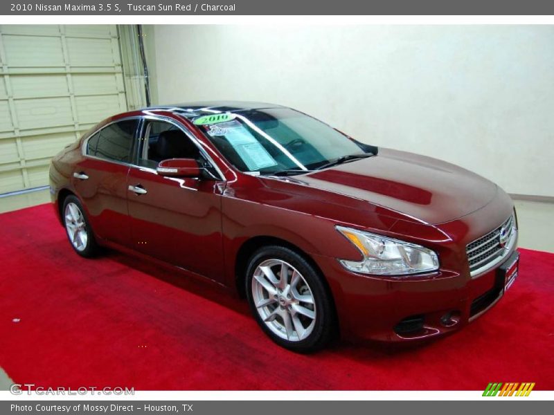 Tuscan Sun Red / Charcoal 2010 Nissan Maxima 3.5 S