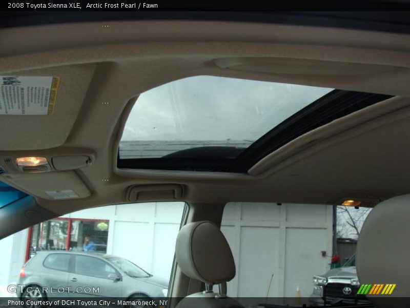 Arctic Frost Pearl / Fawn 2008 Toyota Sienna XLE