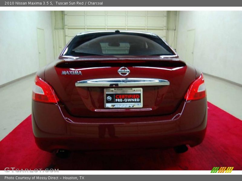 Tuscan Sun Red / Charcoal 2010 Nissan Maxima 3.5 S