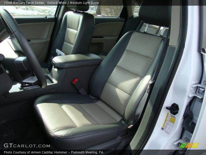 Oxford White / Medium Light Stone 2008 Mercury Sable Sedan