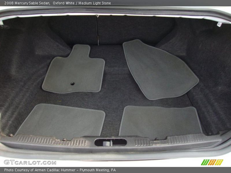 Oxford White / Medium Light Stone 2008 Mercury Sable Sedan