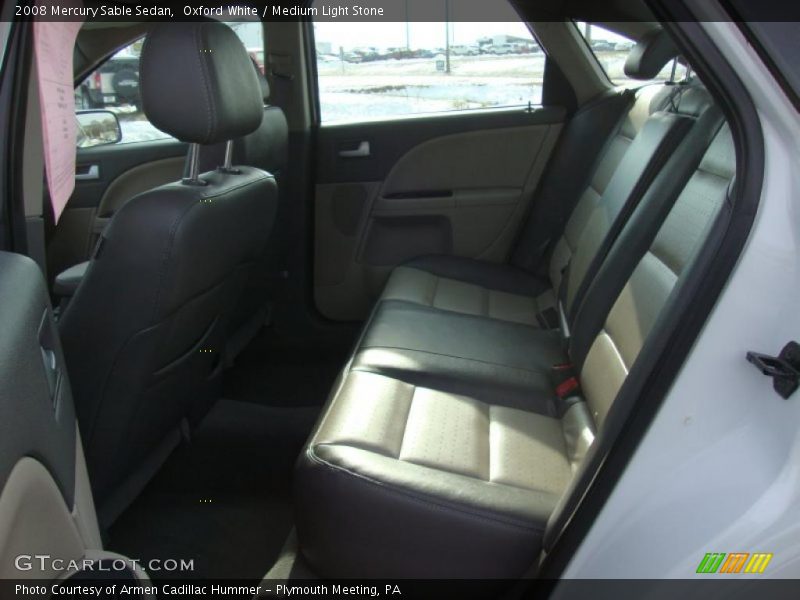 Oxford White / Medium Light Stone 2008 Mercury Sable Sedan