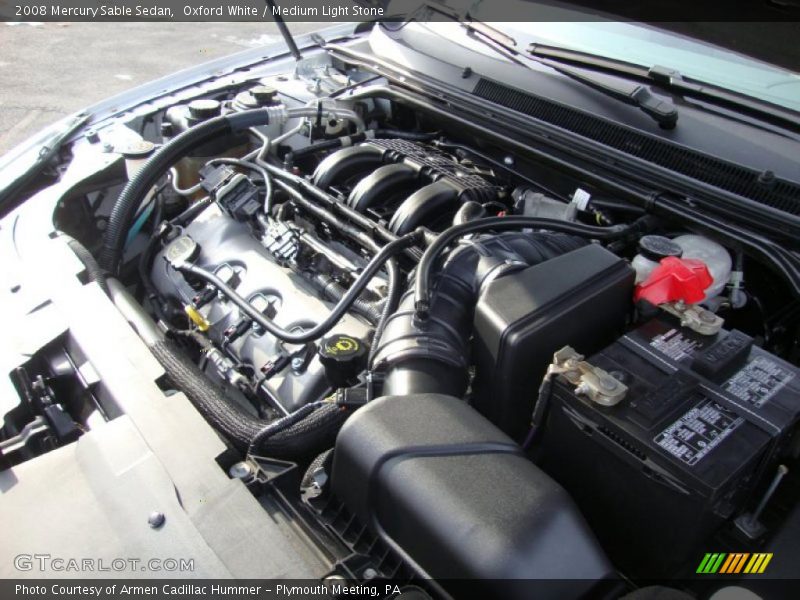 Oxford White / Medium Light Stone 2008 Mercury Sable Sedan