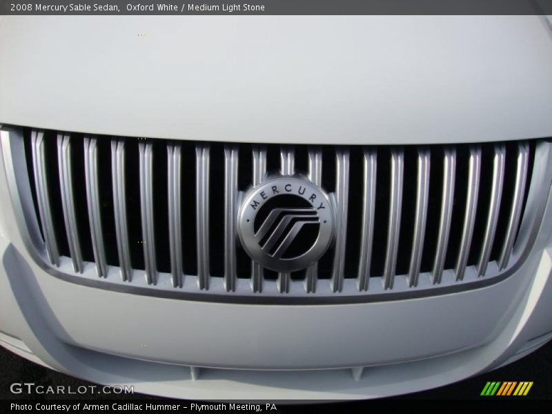 Oxford White / Medium Light Stone 2008 Mercury Sable Sedan