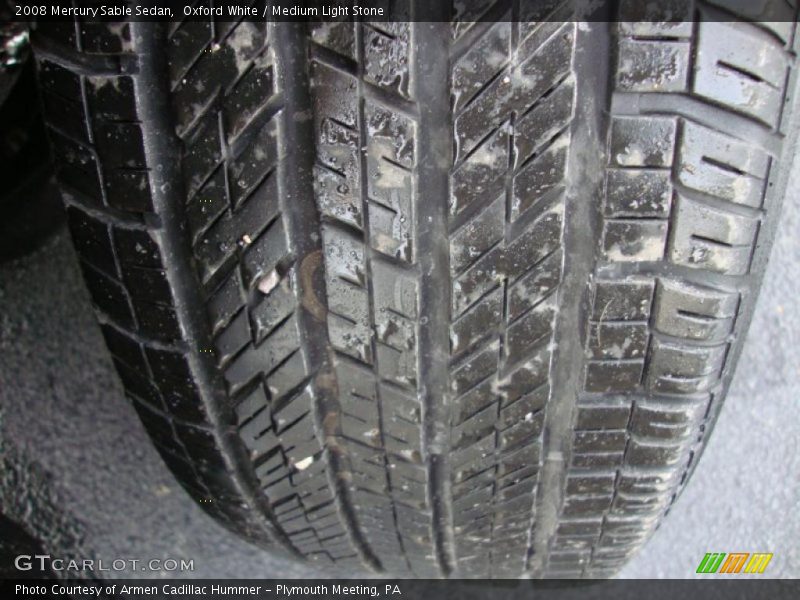 Oxford White / Medium Light Stone 2008 Mercury Sable Sedan