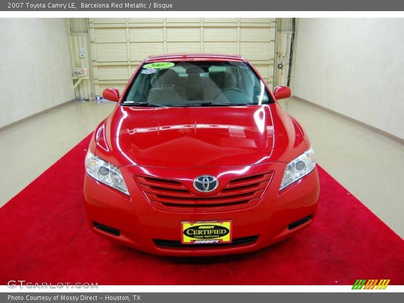 Barcelona Red Metallic / Bisque 2007 Toyota Camry LE