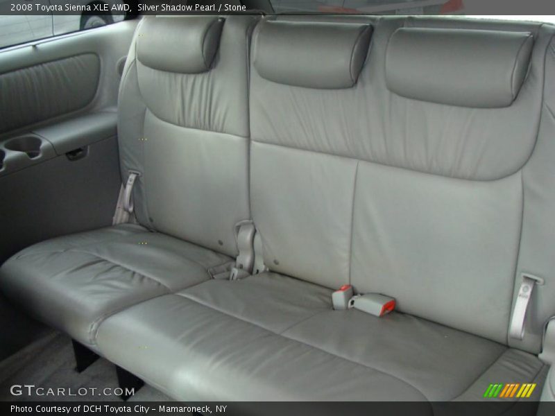 Silver Shadow Pearl / Stone 2008 Toyota Sienna XLE AWD