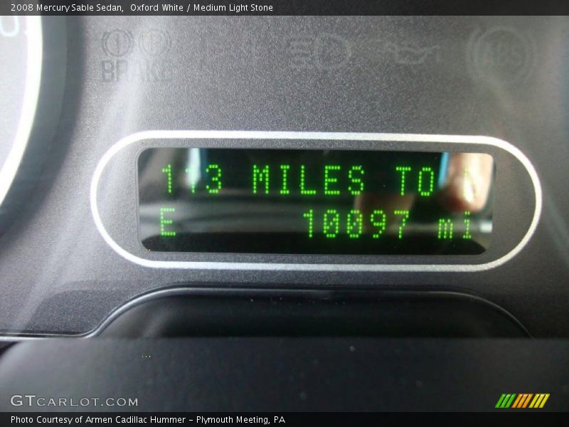 Oxford White / Medium Light Stone 2008 Mercury Sable Sedan