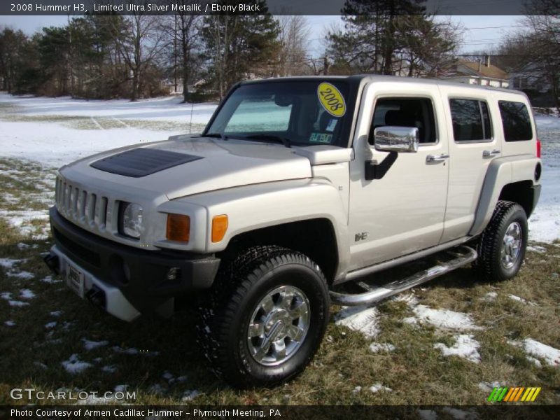 Limited Ultra Silver Metallic / Ebony Black 2008 Hummer H3