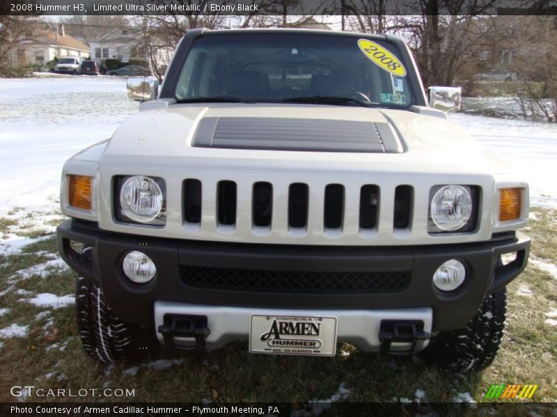 Limited Ultra Silver Metallic / Ebony Black 2008 Hummer H3