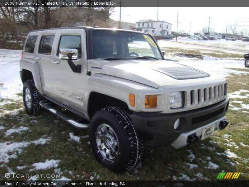 Limited Ultra Silver Metallic / Ebony Black 2008 Hummer H3
