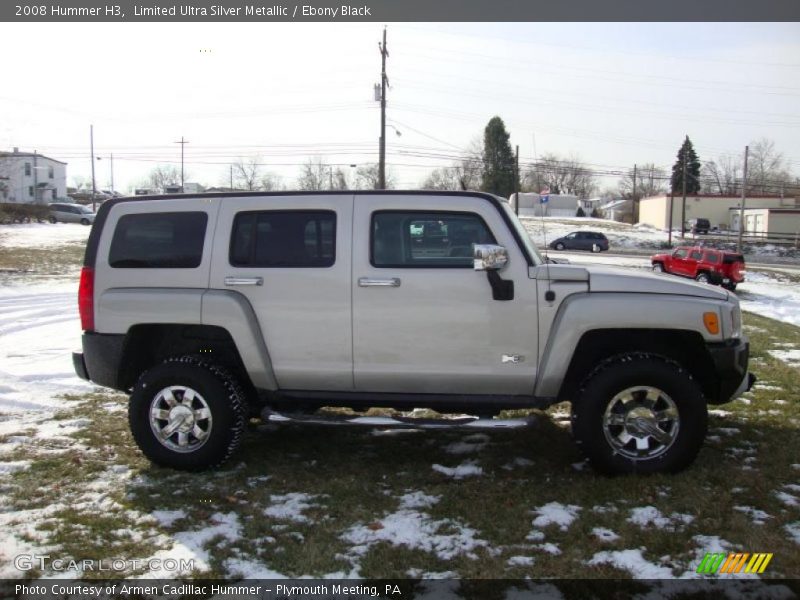 Limited Ultra Silver Metallic / Ebony Black 2008 Hummer H3