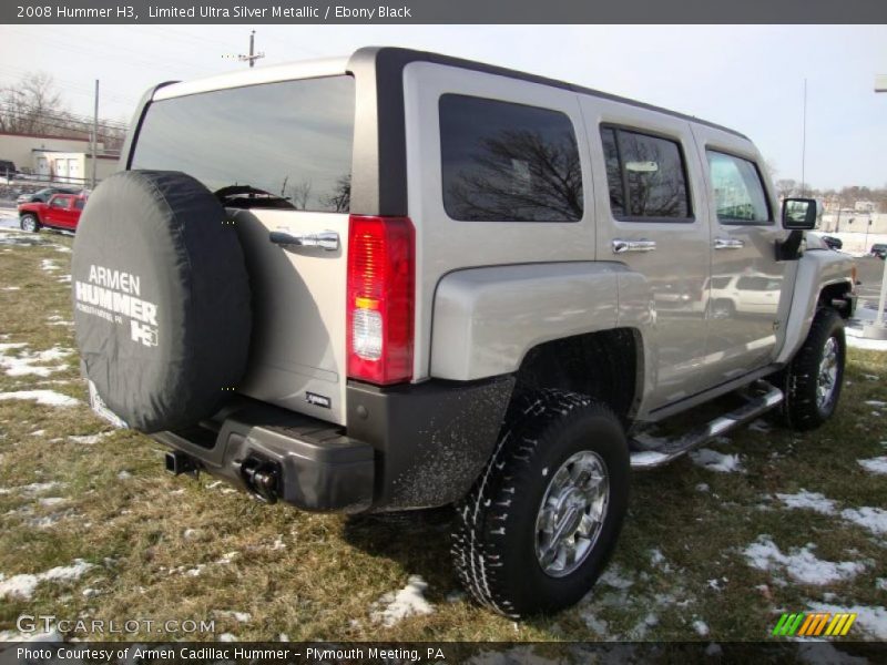 Limited Ultra Silver Metallic / Ebony Black 2008 Hummer H3