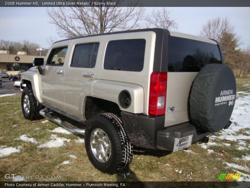 Limited Ultra Silver Metallic / Ebony Black 2008 Hummer H3