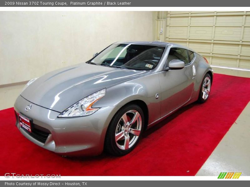 Platinum Graphite / Black Leather 2009 Nissan 370Z Touring Coupe