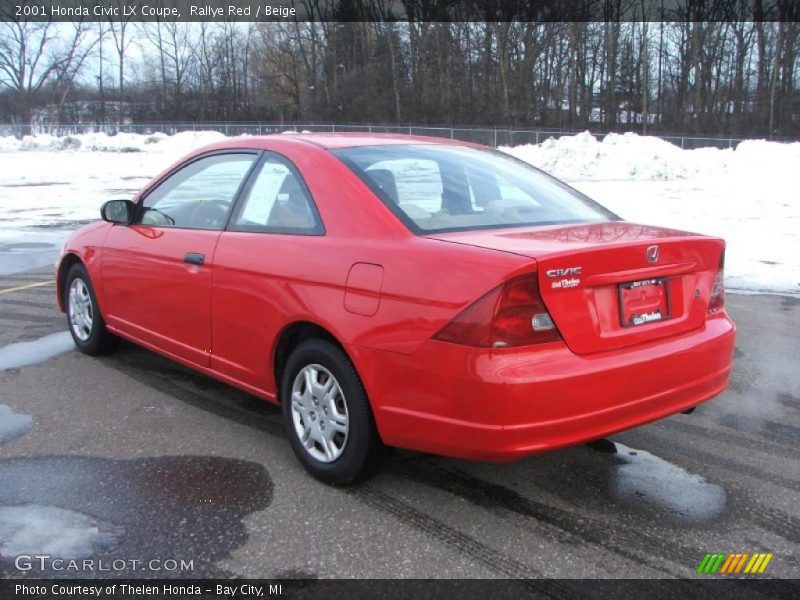  2001 Civic LX Coupe Rallye Red