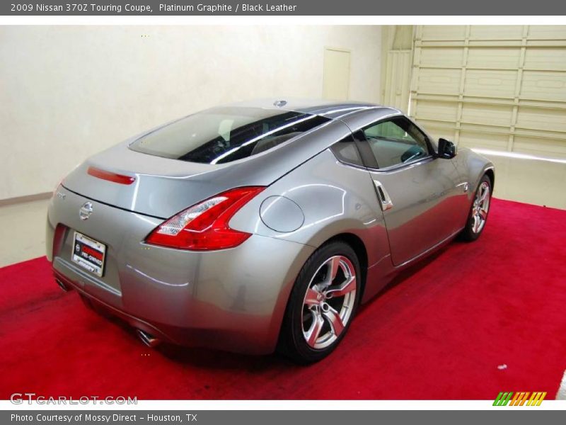 Platinum Graphite / Black Leather 2009 Nissan 370Z Touring Coupe
