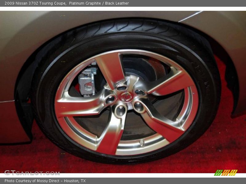 Platinum Graphite / Black Leather 2009 Nissan 370Z Touring Coupe
