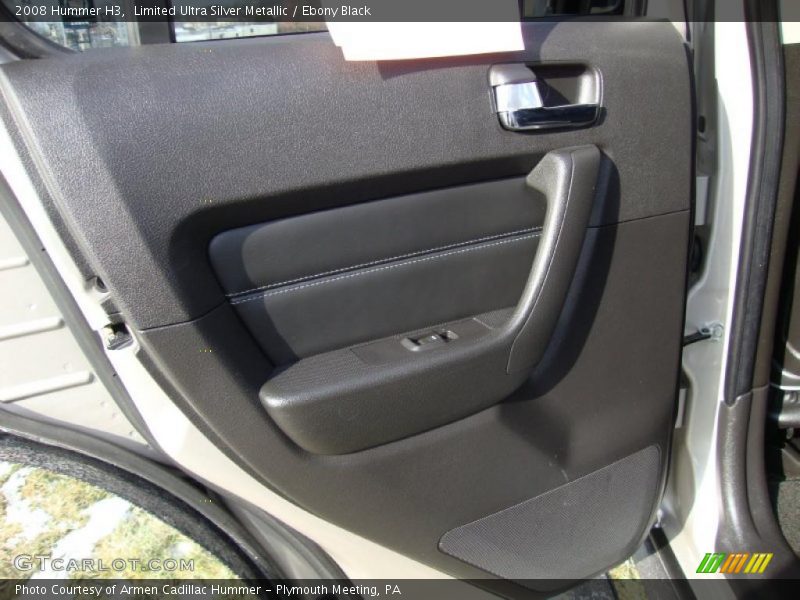 Limited Ultra Silver Metallic / Ebony Black 2008 Hummer H3