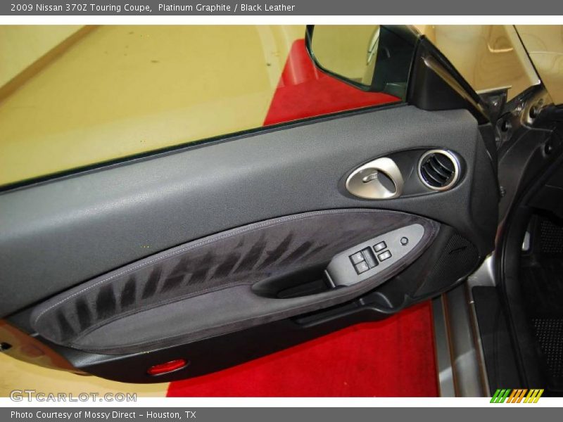 Platinum Graphite / Black Leather 2009 Nissan 370Z Touring Coupe