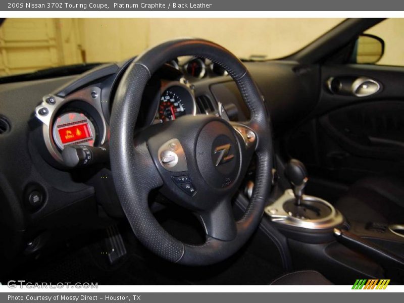 Platinum Graphite / Black Leather 2009 Nissan 370Z Touring Coupe