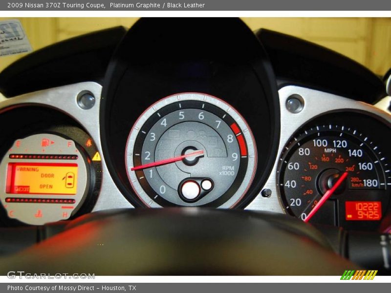 Platinum Graphite / Black Leather 2009 Nissan 370Z Touring Coupe