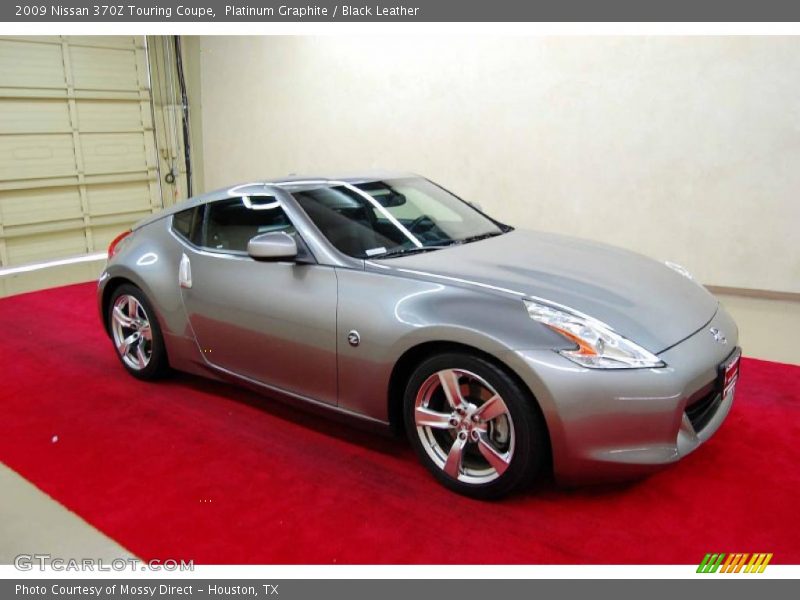 Platinum Graphite / Black Leather 2009 Nissan 370Z Touring Coupe
