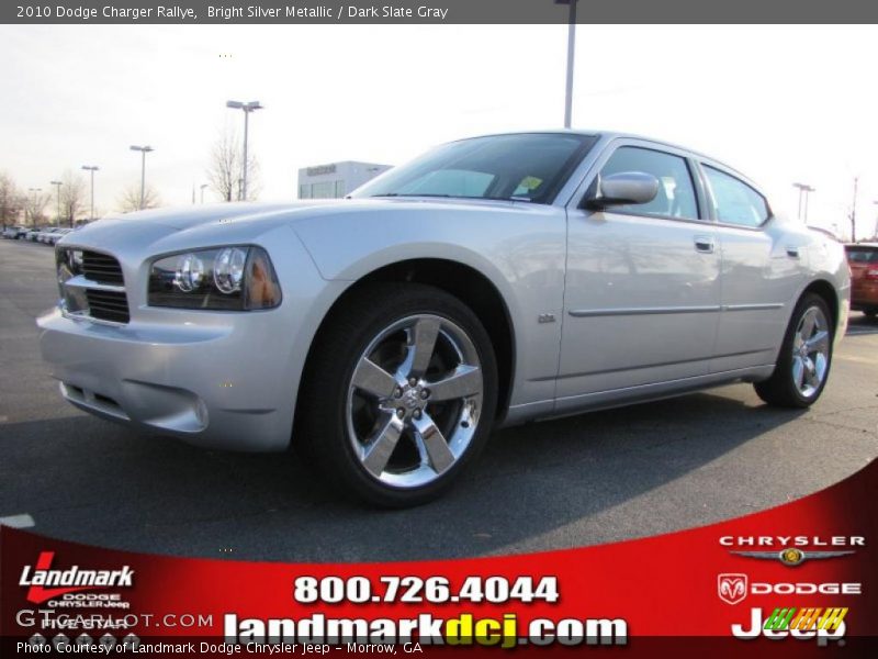 Bright Silver Metallic / Dark Slate Gray 2010 Dodge Charger Rallye