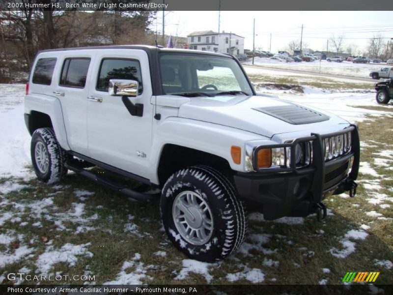 Birch White / Light Cashmere/Ebony 2007 Hummer H3