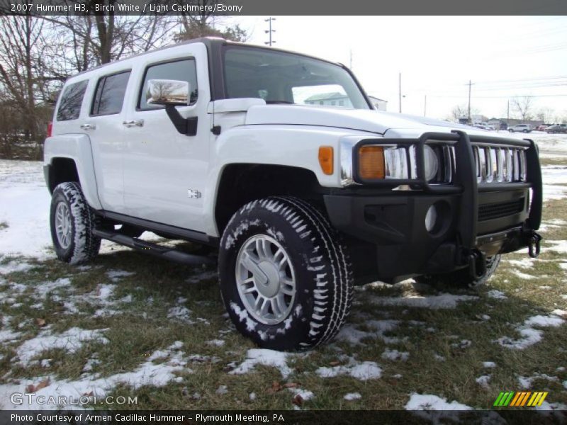 Birch White / Light Cashmere/Ebony 2007 Hummer H3