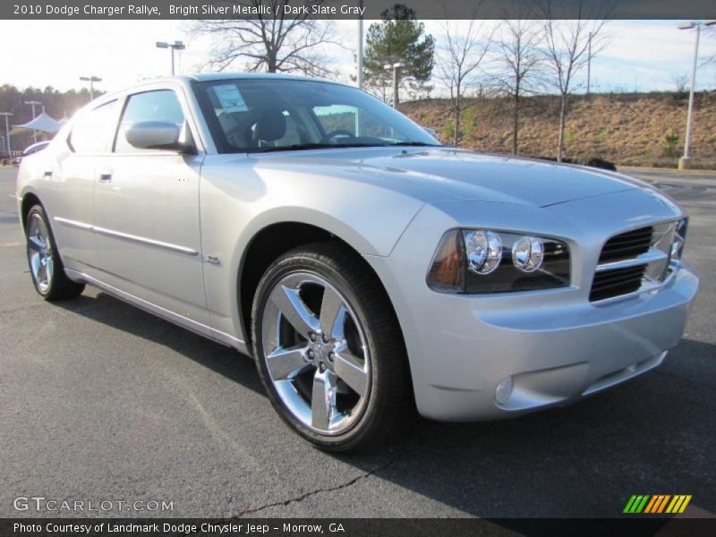 Bright Silver Metallic / Dark Slate Gray 2010 Dodge Charger Rallye