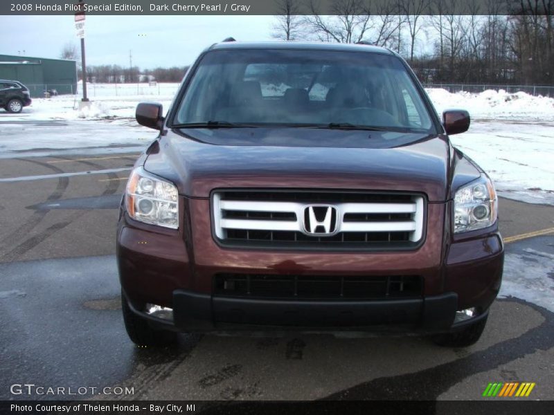 Dark Cherry Pearl / Gray 2008 Honda Pilot Special Edition