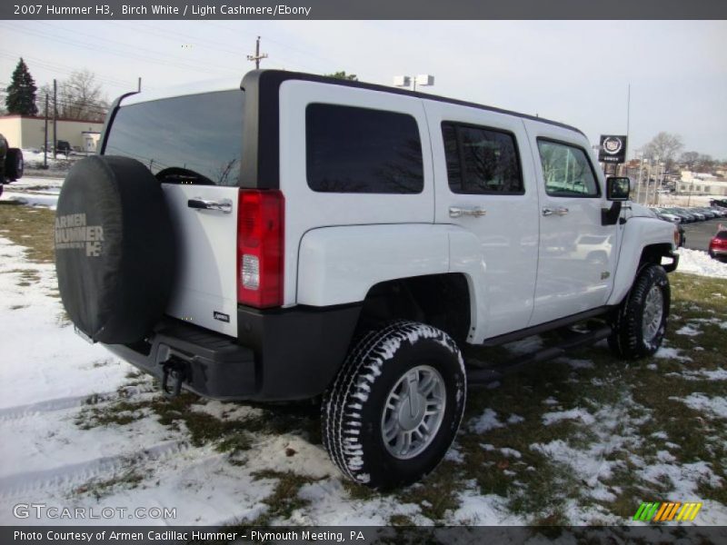 Birch White / Light Cashmere/Ebony 2007 Hummer H3