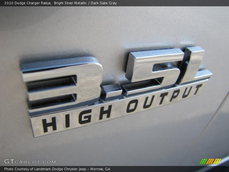 Bright Silver Metallic / Dark Slate Gray 2010 Dodge Charger Rallye