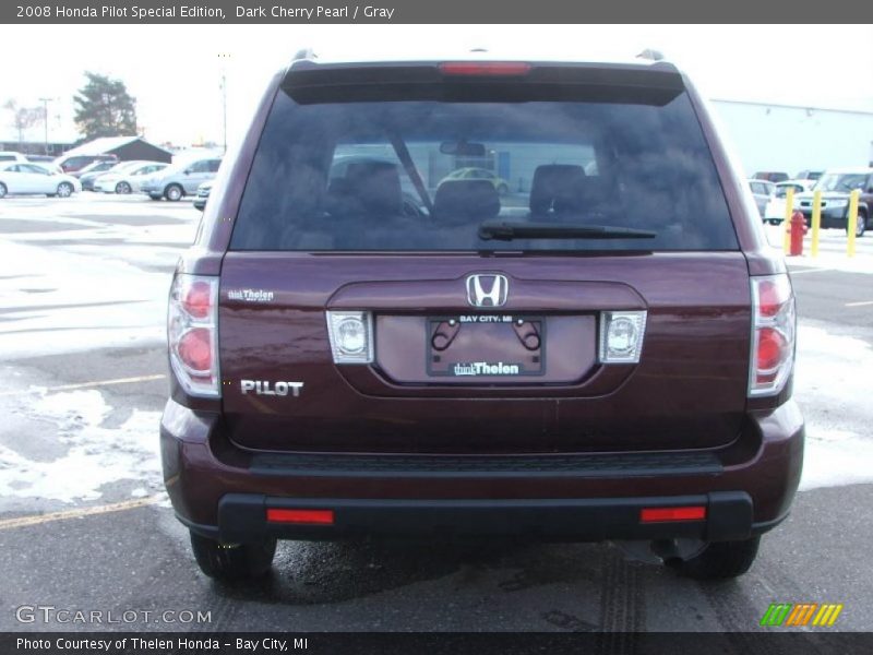 Dark Cherry Pearl / Gray 2008 Honda Pilot Special Edition