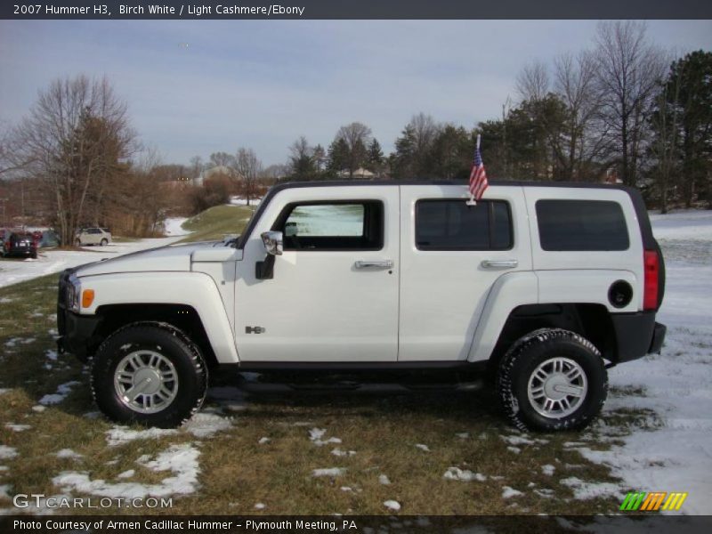 Birch White / Light Cashmere/Ebony 2007 Hummer H3