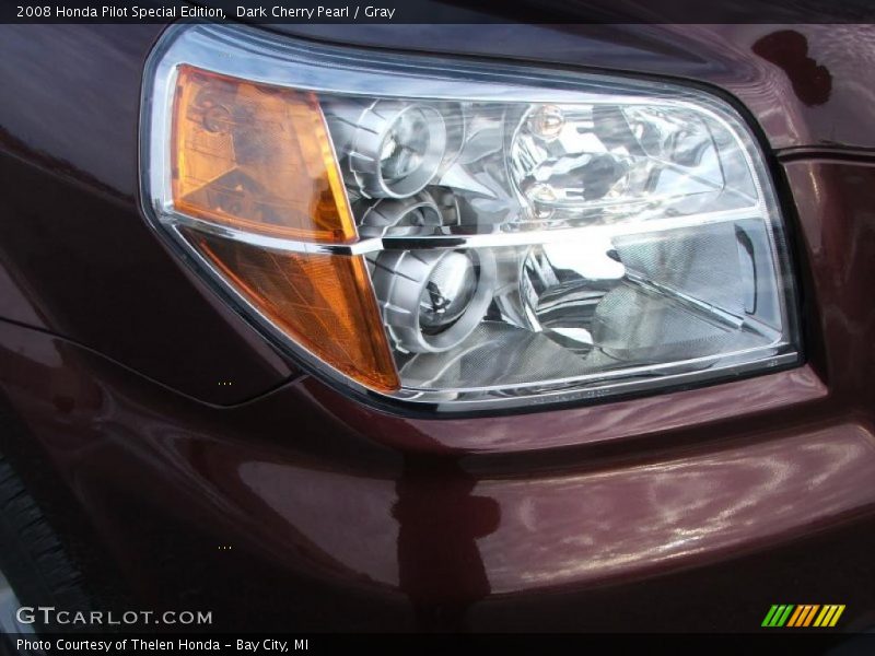 Dark Cherry Pearl / Gray 2008 Honda Pilot Special Edition