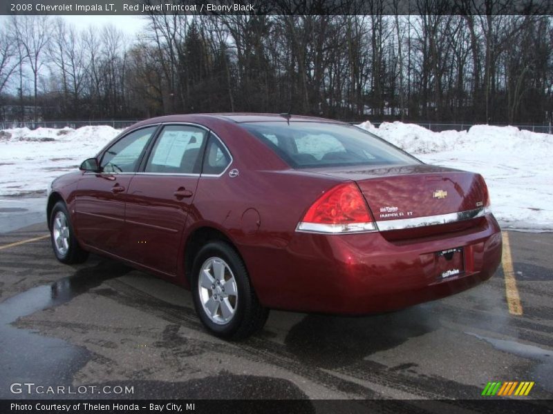 Red Jewel Tintcoat / Ebony Black 2008 Chevrolet Impala LT