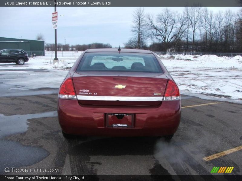 Red Jewel Tintcoat / Ebony Black 2008 Chevrolet Impala LT