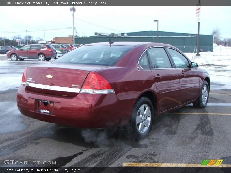 Red Jewel Tintcoat / Ebony Black 2008 Chevrolet Impala LT