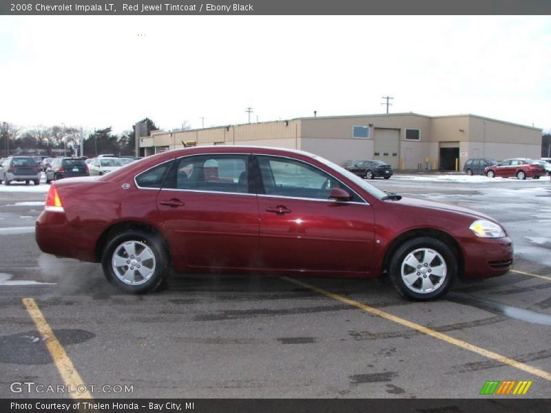Red Jewel Tintcoat / Ebony Black 2008 Chevrolet Impala LT